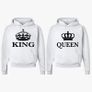 King Queen Hoodies Couple Hooded Sweatshirts (Set) Image 2