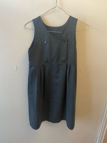 Dunnes grey pinafore (age 10)