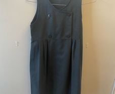 Dunnes grey pinafore (age 10)