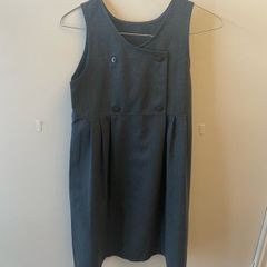 Dunnes grey pinafore (age 10)