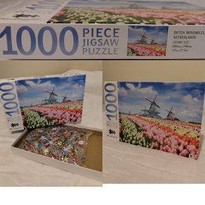 1000 piece Quality jigsaw puzzle,, DUTCH WINDMIILLS NEW