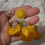 mustard tassel earrings Image 2
