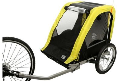 Double Child Bike Trailer | 2 Seat Child Baby Bicycle Trailer