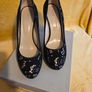 Beautiful Black Gold heels by Hobbs London, size 7 Image 2