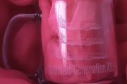 generation 737 glass tankard ( aeroplane)