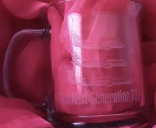 generation 737 glass tankard ( aeroplane)