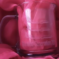 generation 737 glass tankard ( aeroplane)