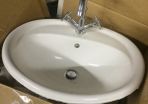 Inset Bathroom Basin / Sink with Mixer Tap - Perfect Condition