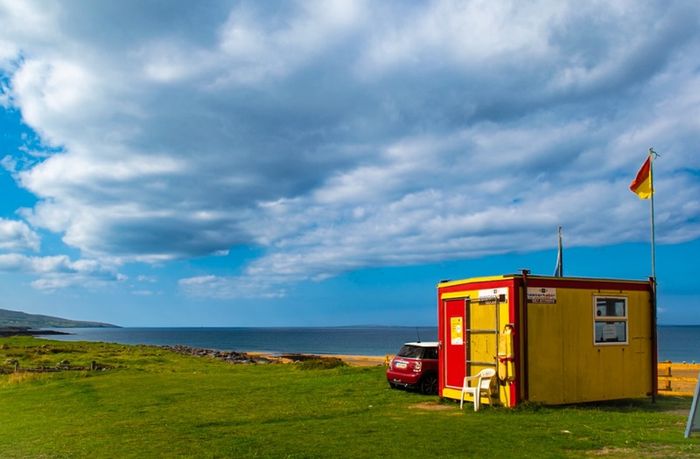 Framed Original print Fanore Beach
