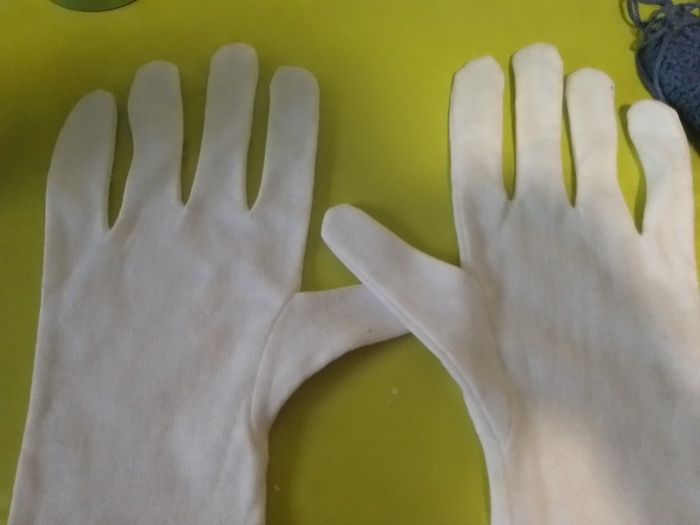 White gloves