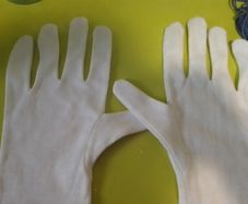 White gloves