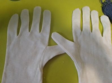 White gloves