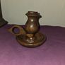 Lourdes Wooden Candlestick holder Image 3