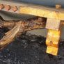 New Rustic Driftwood Stove Mantle / Shelf Image 6