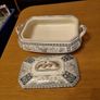 Antique C1870' Rare Burgess and Leigh Hill Pottery TUREEN  Pattern-Kaiser Image 7