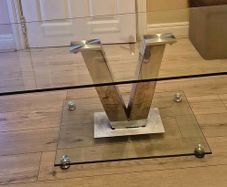 Used Glass coffee table