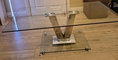 Used Glass coffee table