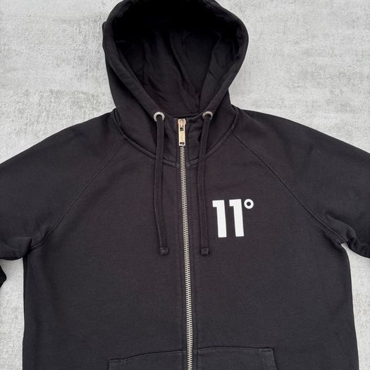 Black 11 Degrees Full Zip Hoodie