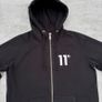 Black 11 Degrees Full Zip Hoodie Image 3