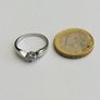 Brand New 9ct White Gold Diamond Solitaire Engagement Ring Image 9