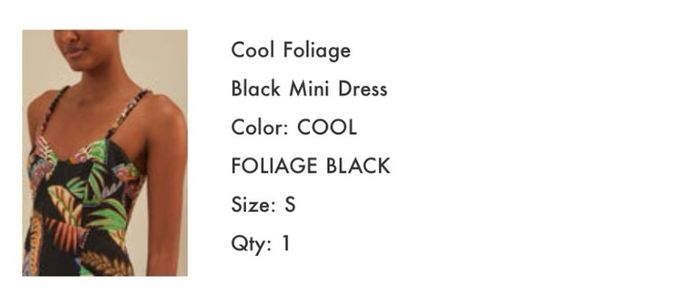 Farm Rio Mini Dress Folliage Mini Dress