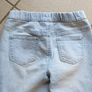 As New - Age 10 Years - A Lovely Pair of Faded Denim Jeggings - Excellent Condition  - Read Carefully Image 4