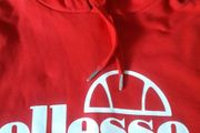 Ellesse red hoodie size uk8