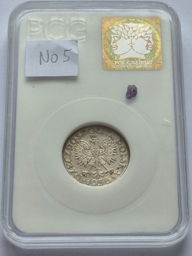 Poland 2 zlote silver coin 1936 Seaport