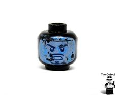 LEGO Iron Man Minifigure Marvel Avengers Super Heroes Minifigure Head This is A Prototype Error Test Print Printed On The Wrong Colour Head Black Head Rare And Hard To Find