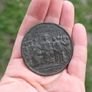 Cologne Cathedral ( Der Dom Zu Koln) 1880 50mm Original Medal - Drentwett Image 2