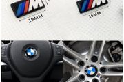 4pcs 16mm 19mm Logo M Emblem Steering Wheel Badge Rim Sticker For BMW E39 E46 E30 E36 E87 E60 E90 F30 F20 X3 X5 X6 Accessories
