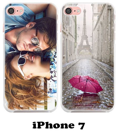 iPhone 7 - Personalised hard case - Black, white or transparent