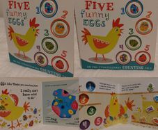 Five Funny Eggs Hardback Board Book