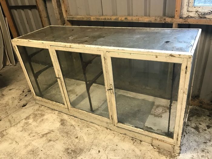 Antique Glass Counter