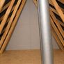 Recessed Gas Box with flue chimney extension Image 4