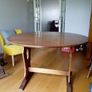 Heavy dining table and 4 chairs Image 3