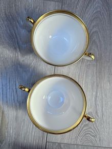 Porcelain Soup Cup X3