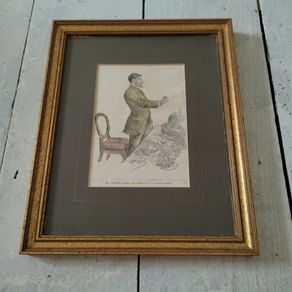 19th century "William O'Brien" lithograph/caricature