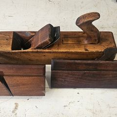 wooden jack and moulding planes