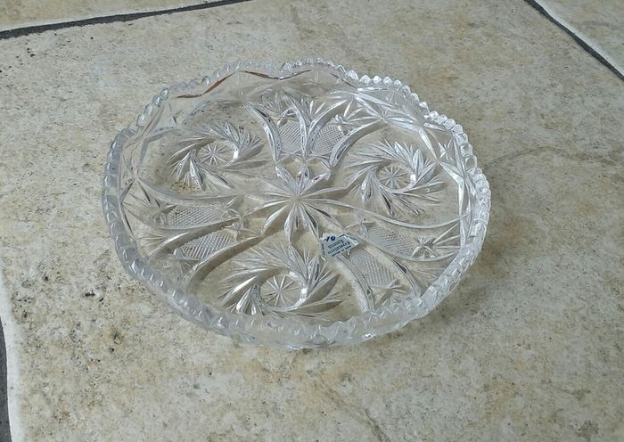 Vintage Limerick Hand Cut Crystal Dish