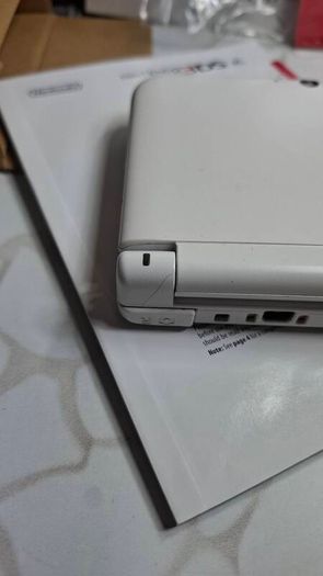 Nintendo 3DS  XL Super Mario 3D Land Handheld  White  Working Fast Shipping