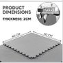 Mat Extra Thick (2cm) Foam Exercise Mats, Gym Flooring Mat, Interlocking Puzzle EVA Floor Tiles, Non slip Rubber Cushion For Home Workout Image 6