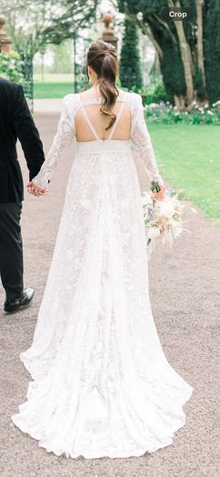 Rue de Seine Wedding Dress: Kyara Dress and Nova Sleeves