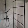 shower screen black Image 2