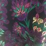 Debenhams Navy Purple Floral Cotton Sleeveless Midi Length Shift Dress Uk 20 Including Post Image 3