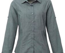 Premier PR317 Ladies Cross-Dye Roll Sleeve Shirt NEW Size S / UK 10