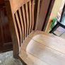 Solid Oak Vintage Directors Chair with robust spring action Image 3