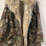 Camouflage print Jacket with fur BNWT Image 2
