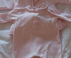 Emile et Rose Pink Babygrow & Jacket Set, 3 Months (62cm)