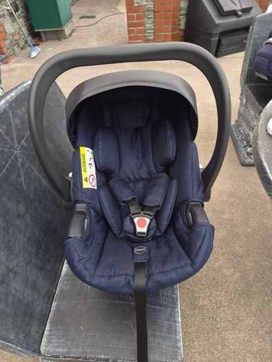 Egg pram 3-piece set in navy